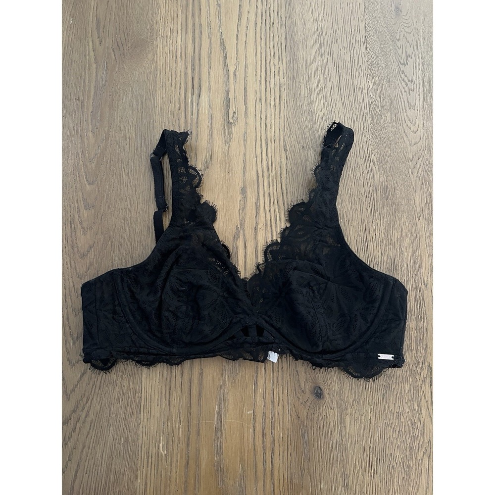 Victoria Secret Lace Bra Medium Black
